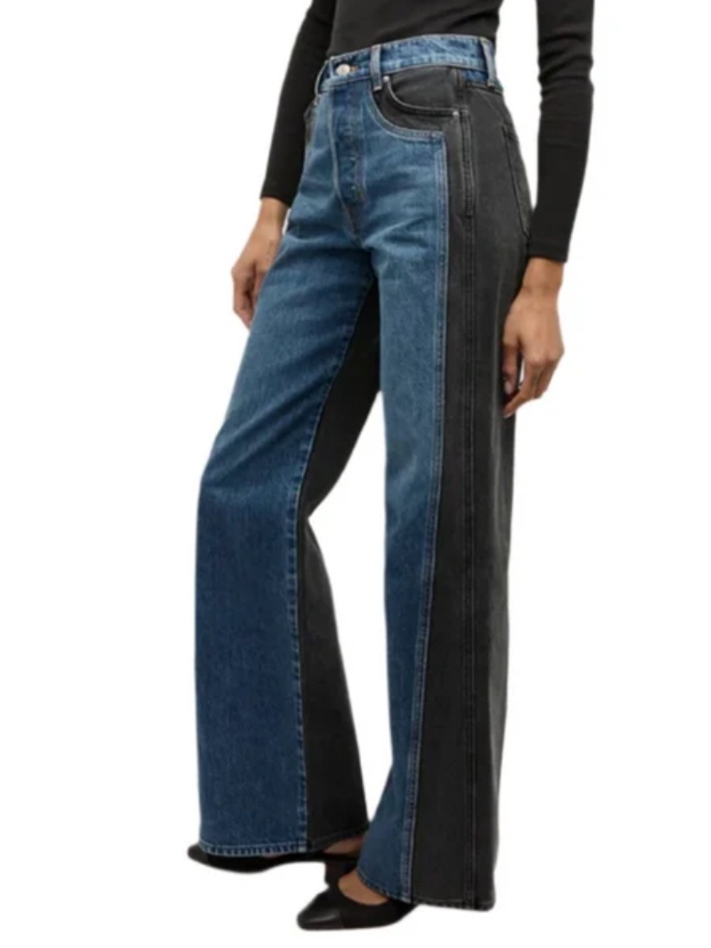 NEW Veronica Beard Taylor Wide Leg Jean - Picture 5 of 14
